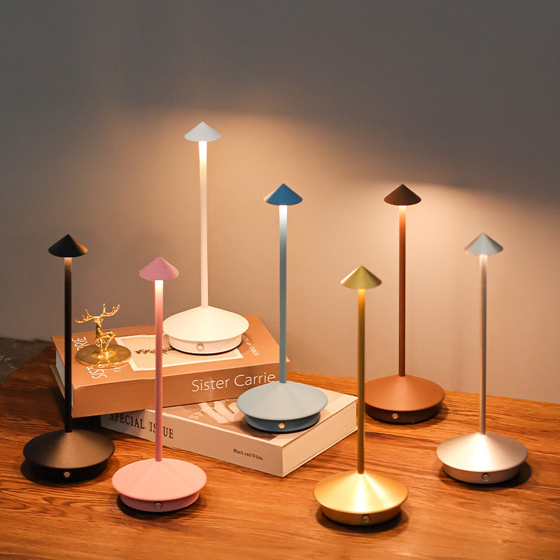 Hotel Rechargeable Table Lamp Creative Dining Touch Led Bar Coffee Pina pro Table Lamp Lampada Da Tavolo Decorative Desk Lamp
