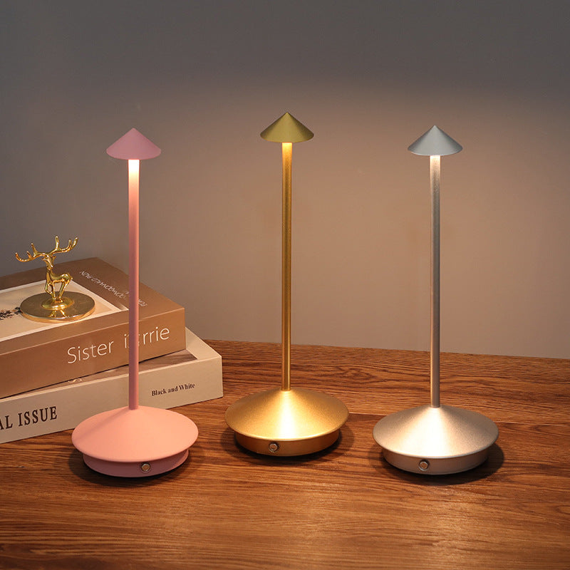Hotel Rechargeable Table Lamp Creative Dining Touch Led Bar Coffee Pina pro Table Lamp Lampada Da Tavolo Decorative Desk Lamp