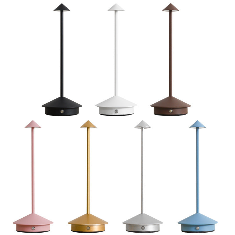 Hotel Rechargeable Table Lamp Creative Dining Touch Led Bar Coffee Pina pro Table Lamp Lampada Da Tavolo Decorative Desk Lamp
