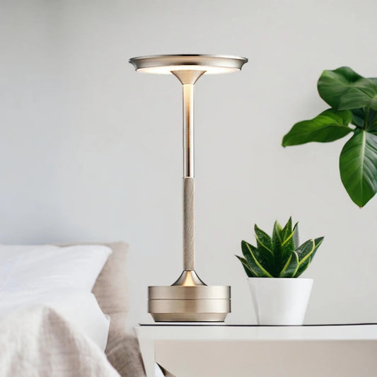 LED Charging Desk Lamp Restaurant Decoration Atmosphere Lamp Retro Portable Cordless Touch USB-C Table Lamp