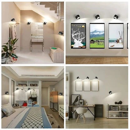 Nordic Modern Surface Mounted Downlight LED Spotlight LED Dimmable Wall Mounted Lamp Conversion LED Downlight Indoor Lighting